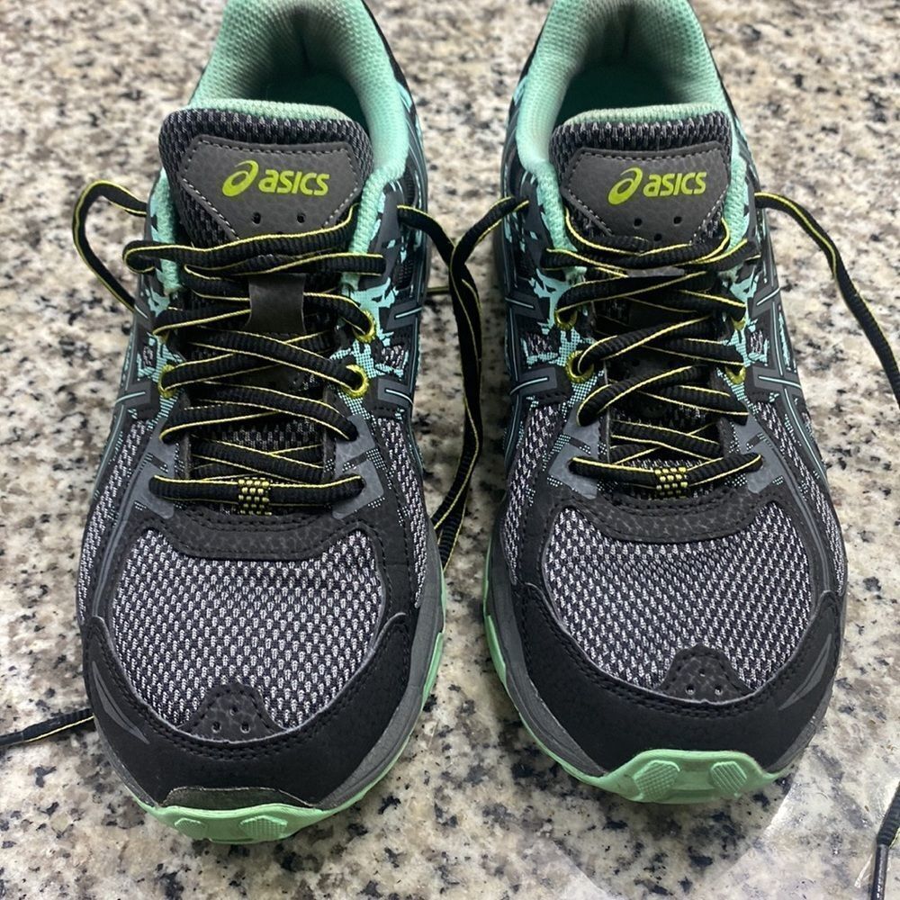 ASICS Gel Venture 6 black/carbon/neon green - Picture 2 of 9